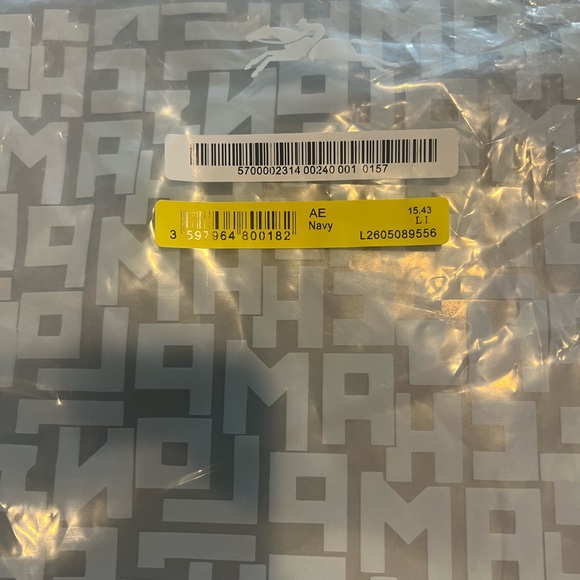 Longchamp Navy Le pliage M tote - Picture 2 of 10